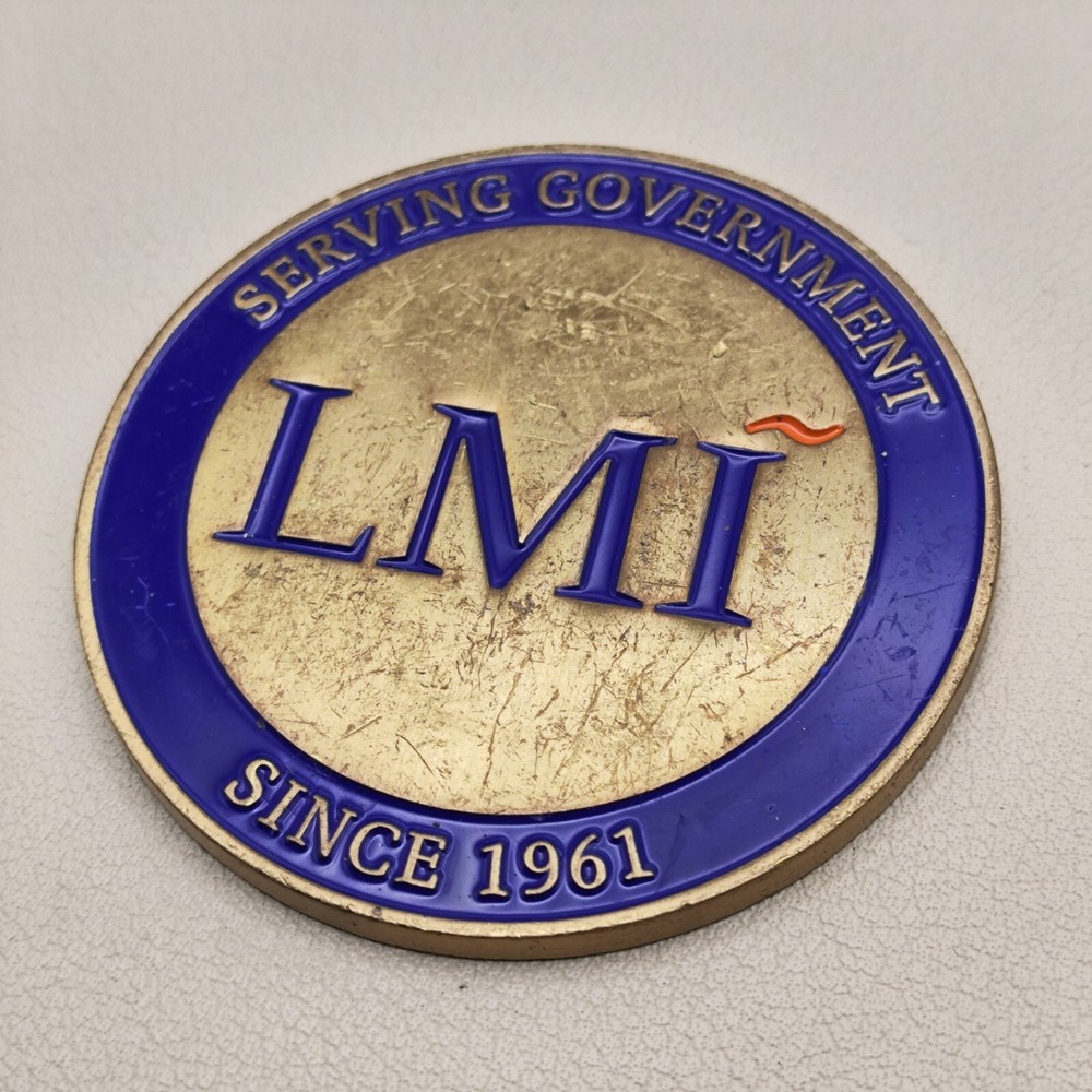 LMI SINCE 1961 SERVING GOVERNMENT Challenge Coin