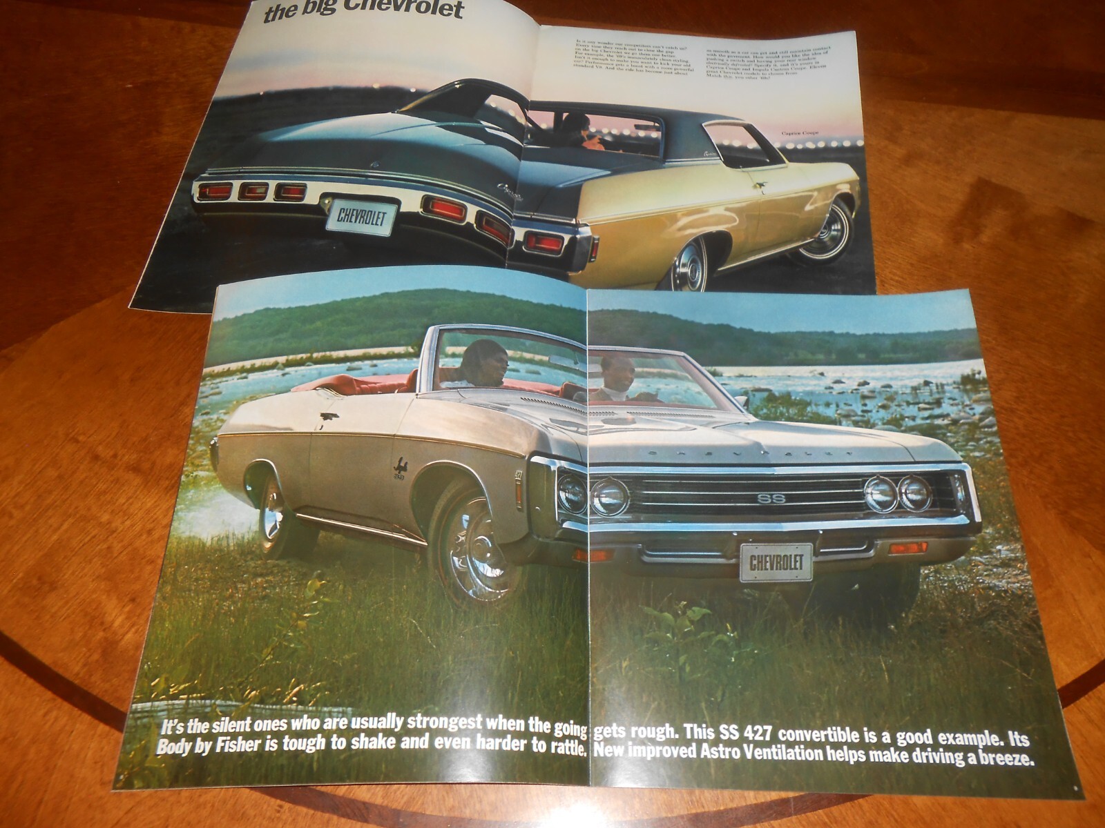 1969 CHEVROLET IMPALA CAPRICE BELAIR BISCAYNE 28 p. CATALOG + FULL-LINE BROCHURE