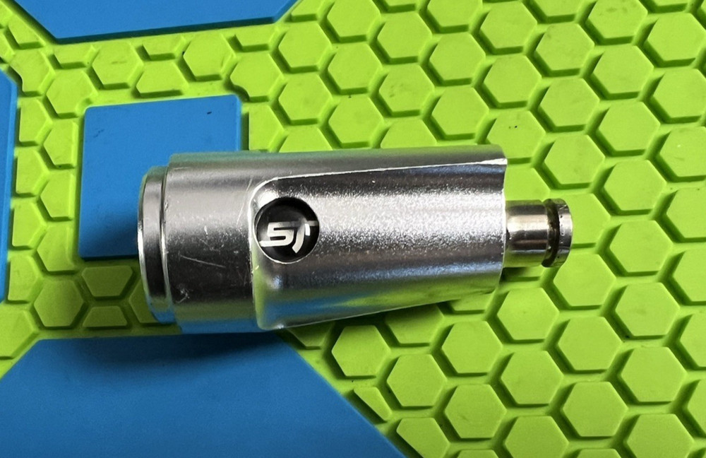 SHOCKTECH DOVETAIL MOUNT ASA + STRAIGHT MACRO FITTING- SILVER - PAINTBALL