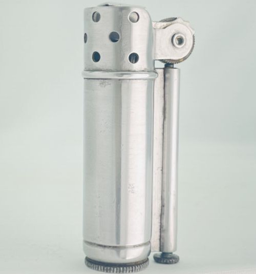 Working Dunhill Oil lighter silver without box