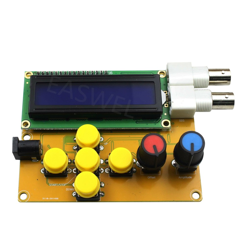 DDS Function Signal Generator Sine Square Triangle Sawtooth Wave Low Frequency