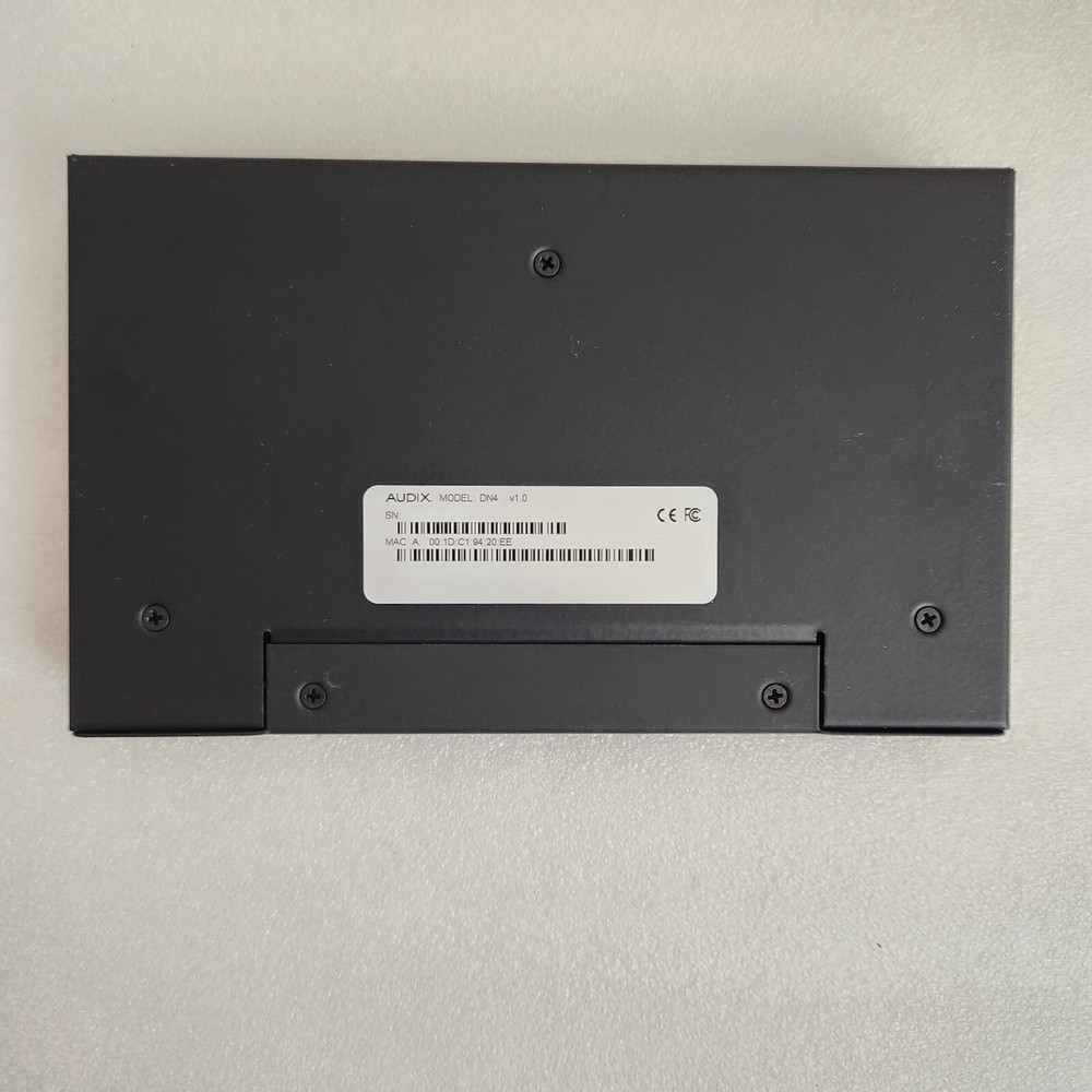 Audix DN4 Dante AES67 Integrated Microphone System Interface