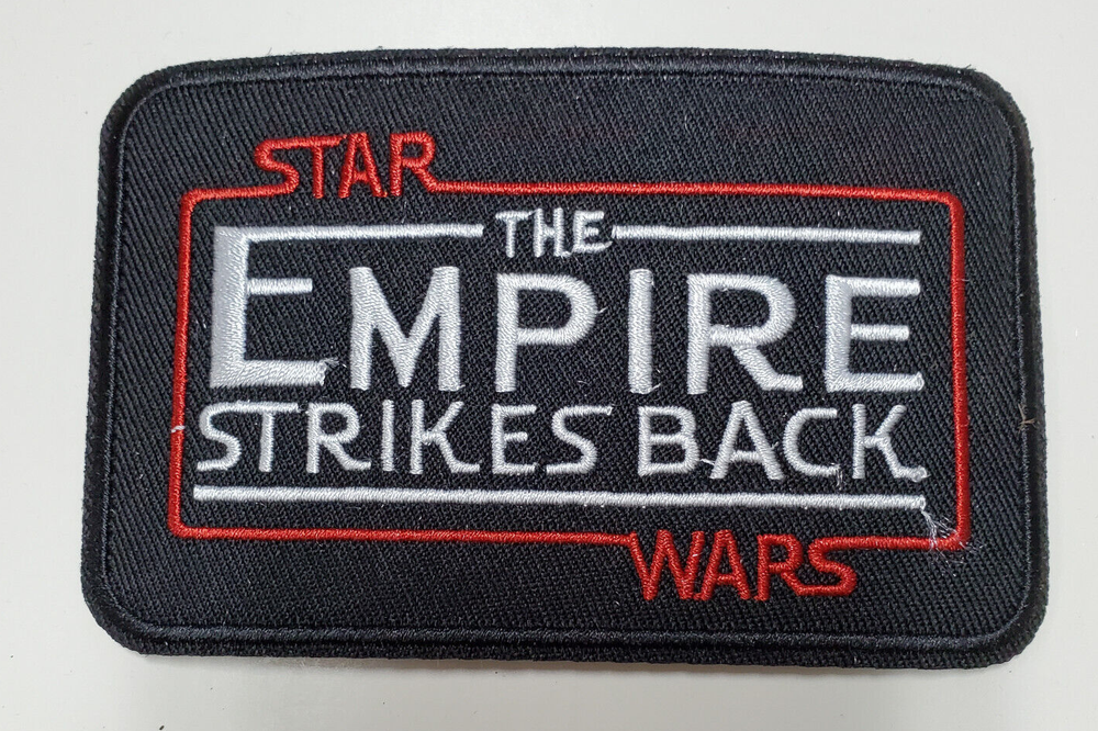 Star Wars:Empire Strikes Back Logo Large 4.5" Embroidered Patch-USA Mailed