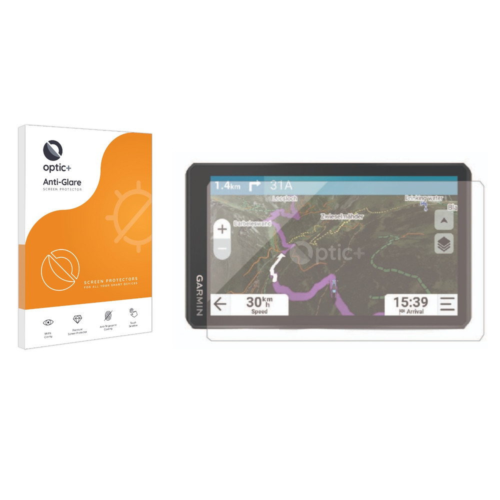 Optic+ Anti-Glare Screen Protector for Garmin Tread 2