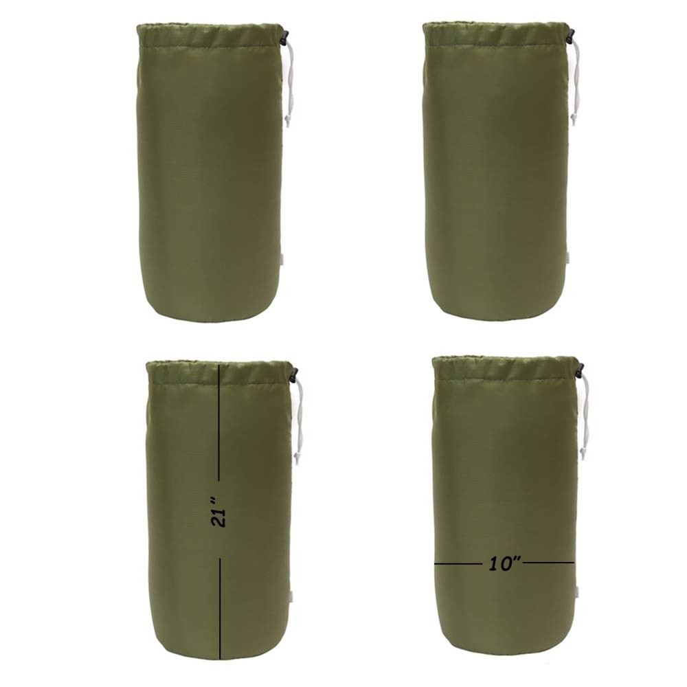 Durable Drawstring Water Resistant Dust Flap Stuff Sack Bag 4-Pack ... Fast Ship