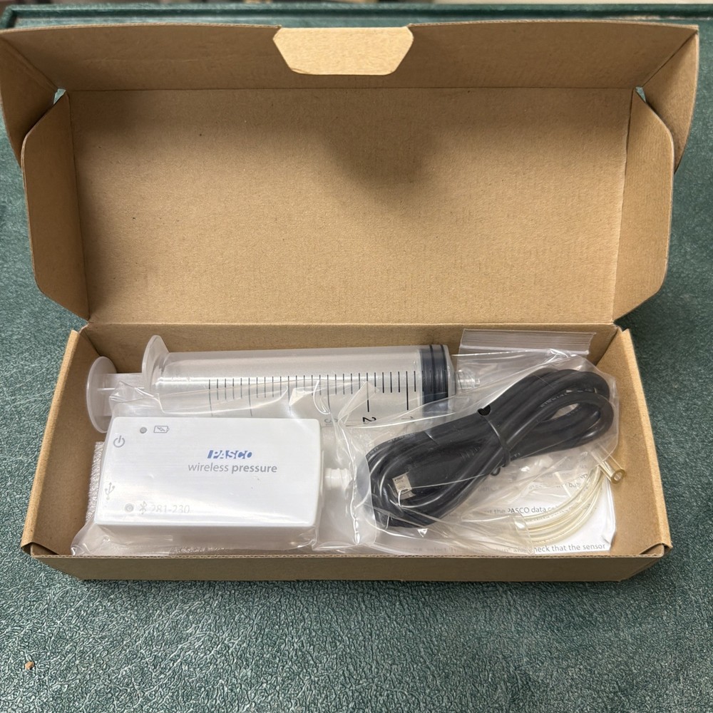 Pasco Scientific Wireless Pressure Sensor PS-3203 bluetooth or USB
