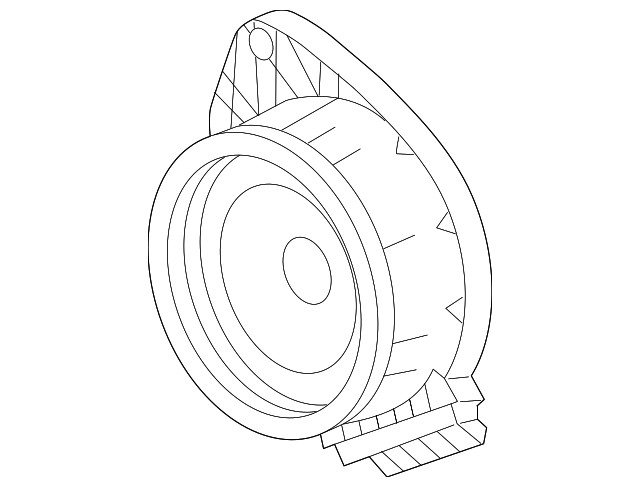 Genuine GM Rear Side Door Speaker 39146485