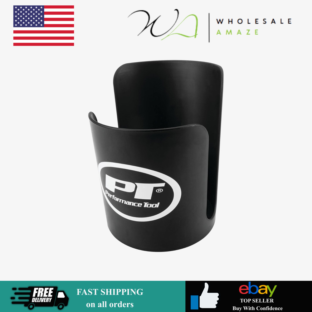 Performance Tool W12525 Black Magnetic Cup Caddy, Organizer Magnet for Bottles