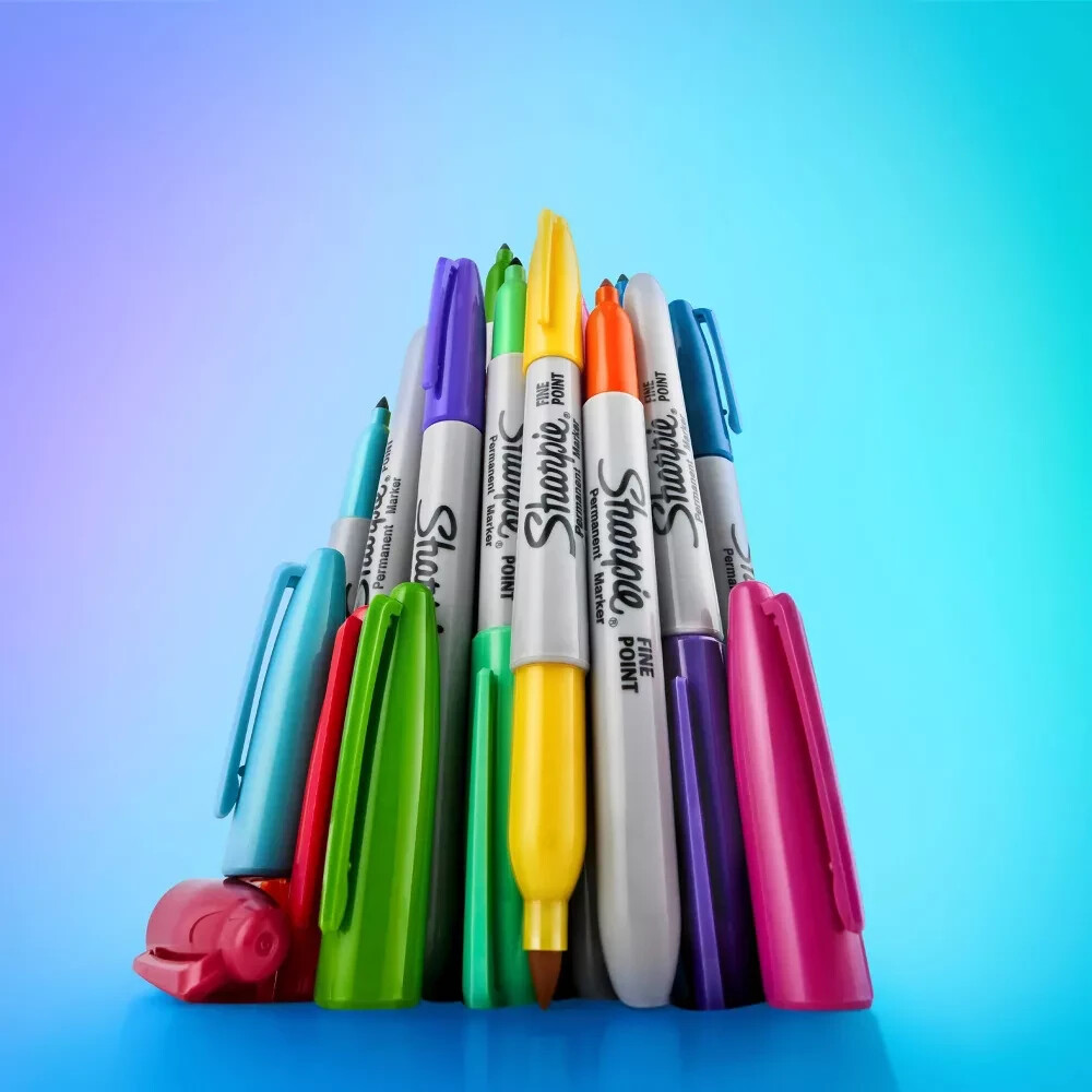 Sharpie Glam Pop Fine Point Permanent Markers 5 per Package Assorted 2185230