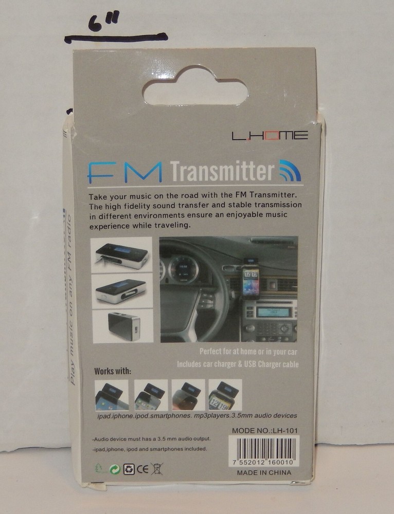 LHOME FM transmitter MODEL NO. LH-101
