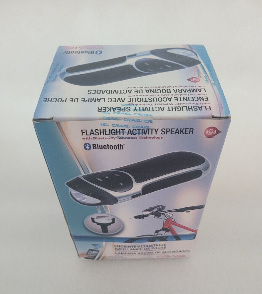 Craig - Flashlight Activity Speaker Bluetooth Wireless Technology - NEW