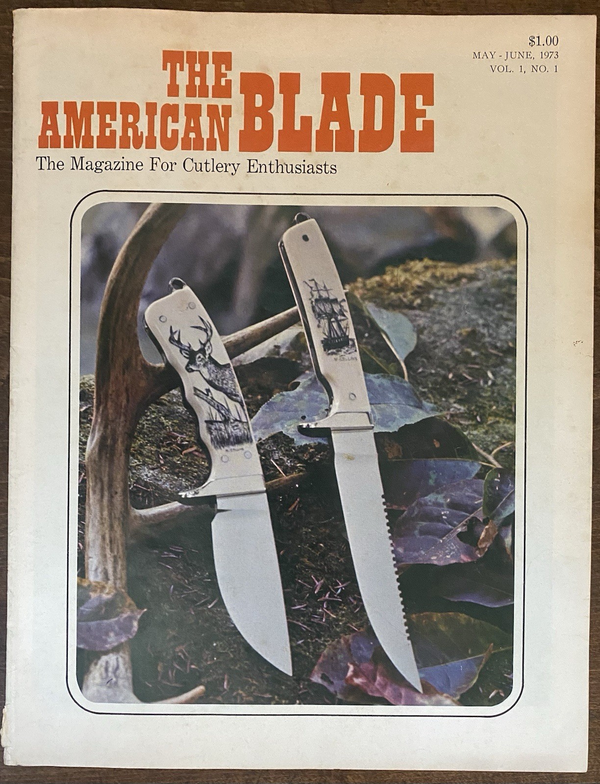 Rod Chappel Handmade Knife Article, American Blade 1973 Ad
