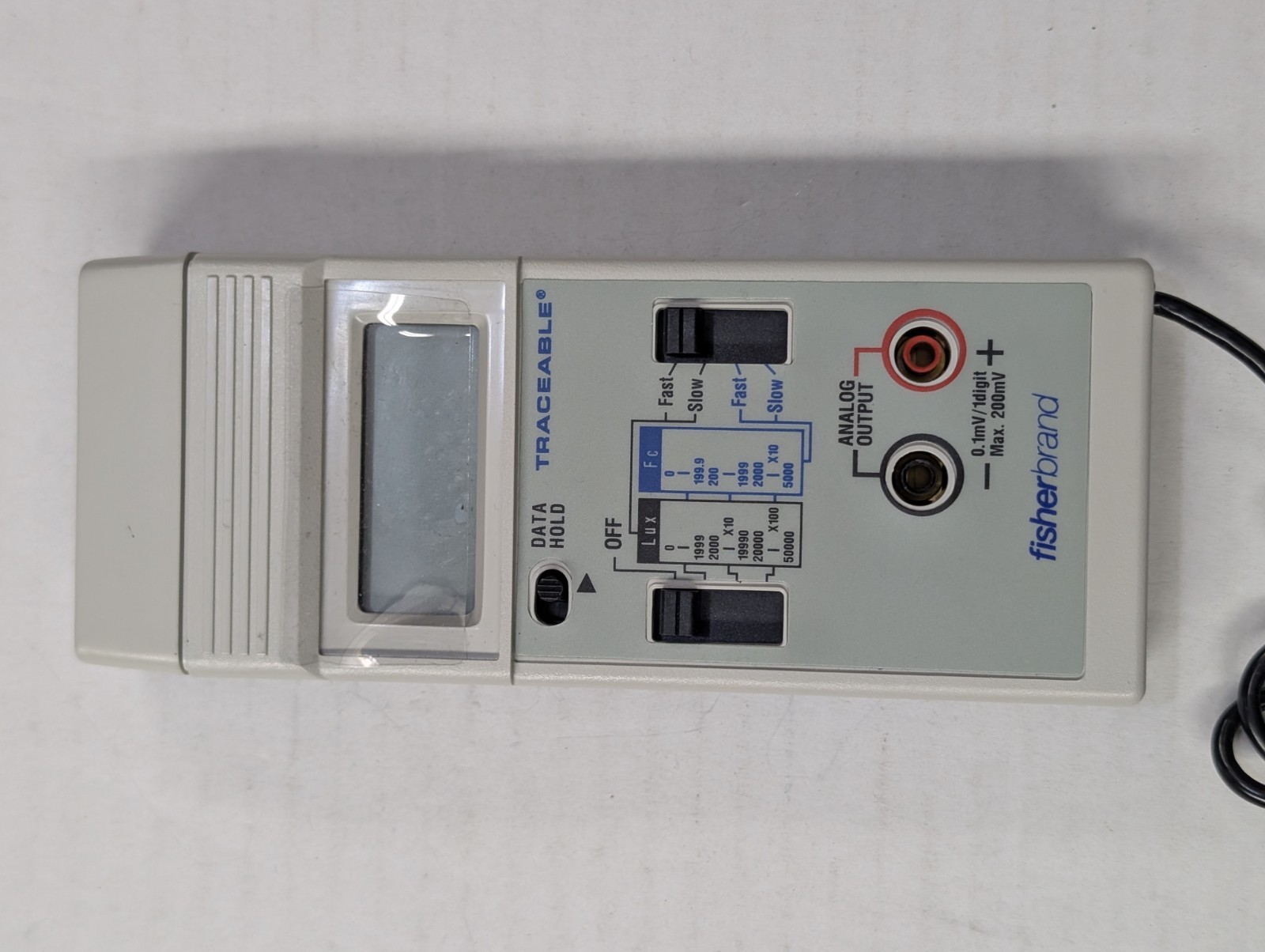 Fisherbrand Traceable Dual-Range Light Meter 06-662-63 Lux Foot-Candle Tested