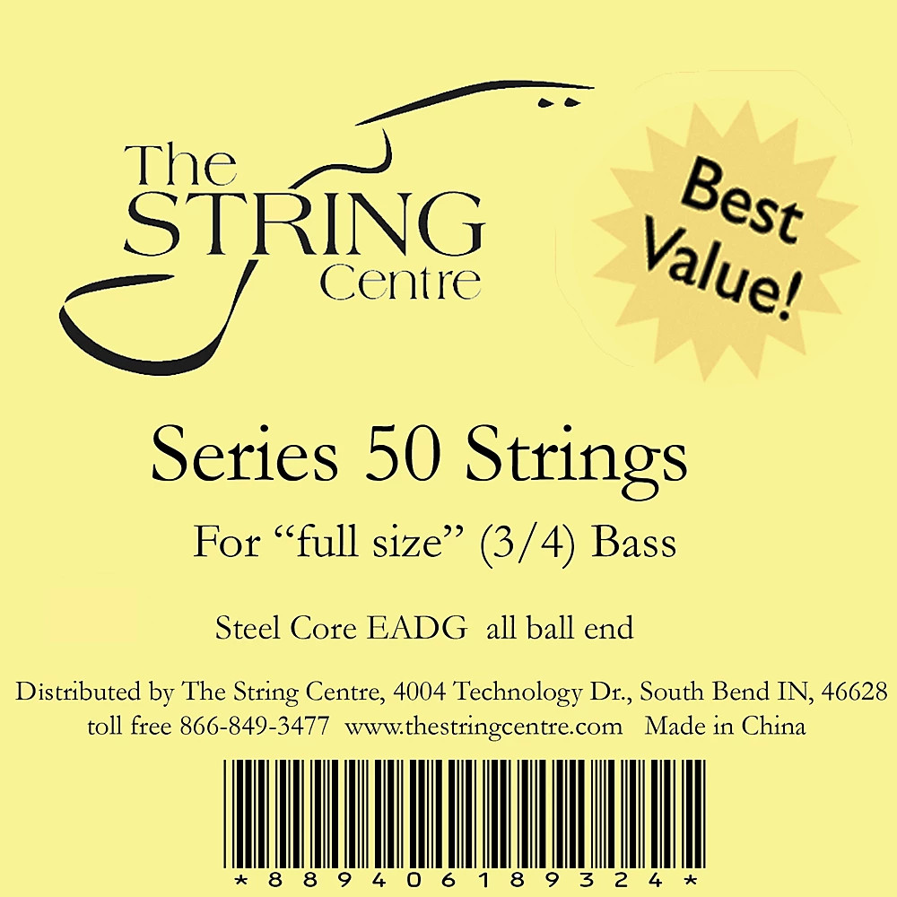 The String Centre Series 50 Double Bass String Set 1/2 Size set