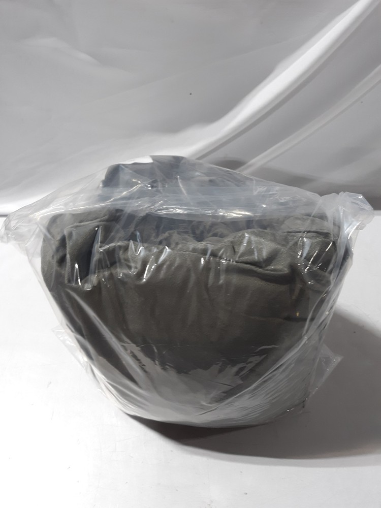 GT Ventures 8DM-CF004 Big Round Bean Bag Cover Only 8 Ft Charcoal Zip-up