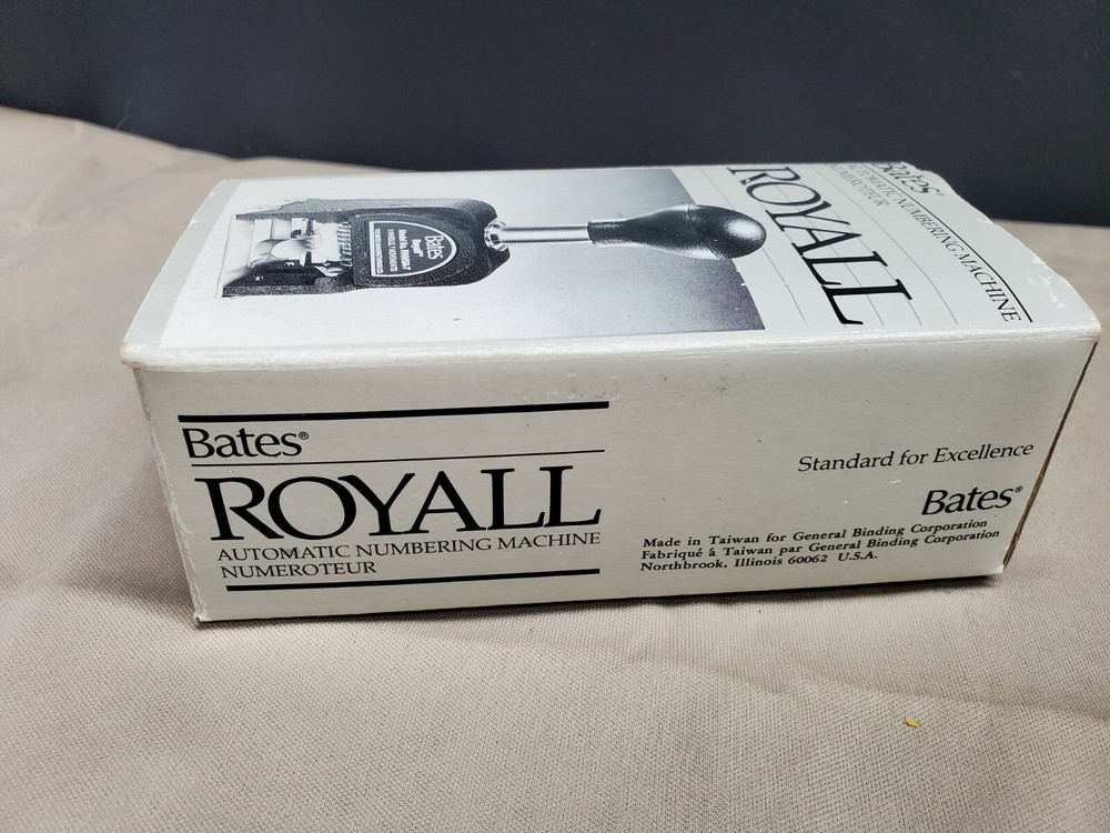 Bates Royall Automatic Numbering Machine Model : RNM5A-7