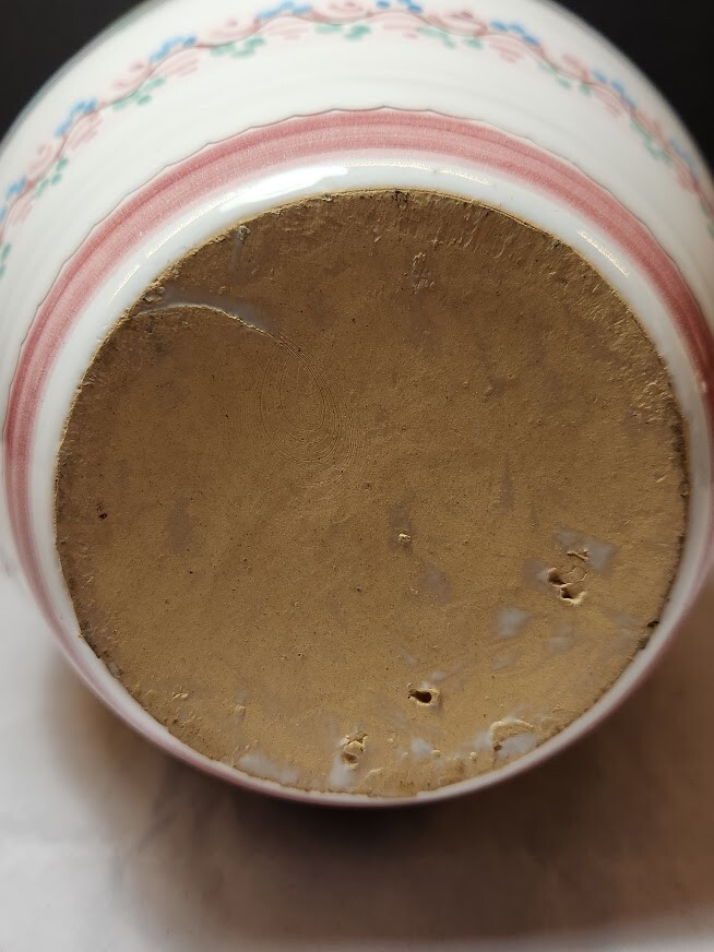 Spanish Colored Dot Pottery Pitcher Artisan Crafted Created Hand Painted EUC