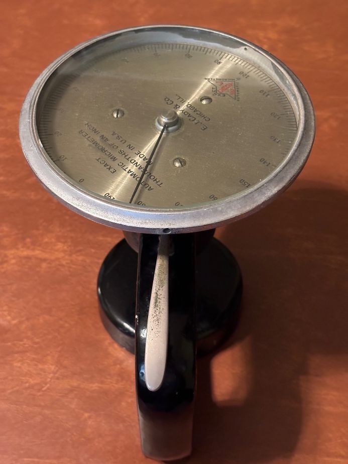 Vtg E.J. Cady Exact Automatic Micrometer measures in Thousandths of an Inch
