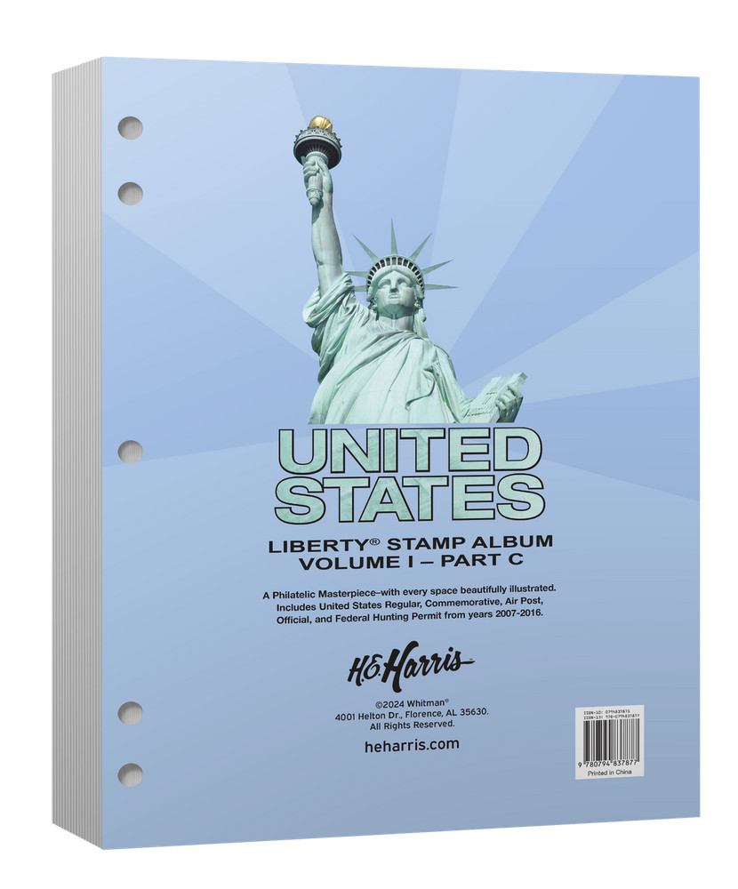 H.E. Harris Liberty® Postage Stamp Album Pages Volume I - Part C (2007-2016)