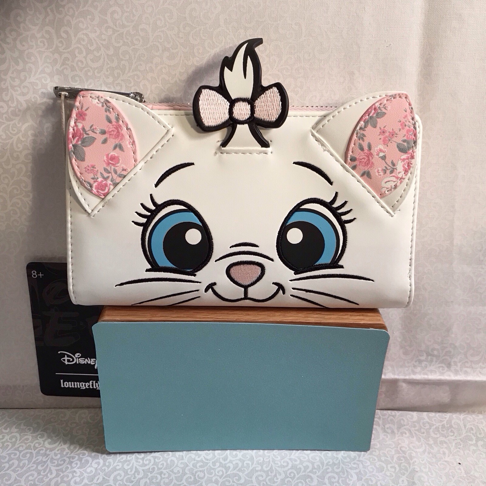 Disney Loungefly Aristocats Marie snap wallet with zip coin purse RARE HTF W/TAG