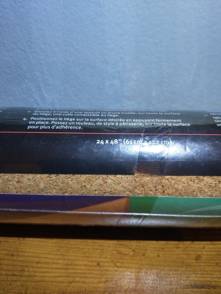 Quartet 24x48 Rolled Cork Bulletin Board 103
