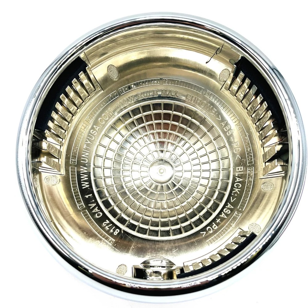 Unity 7662-0003 Spotlight Outer Shell and Front Ring Kit for S04 Heads 6" Chrome
