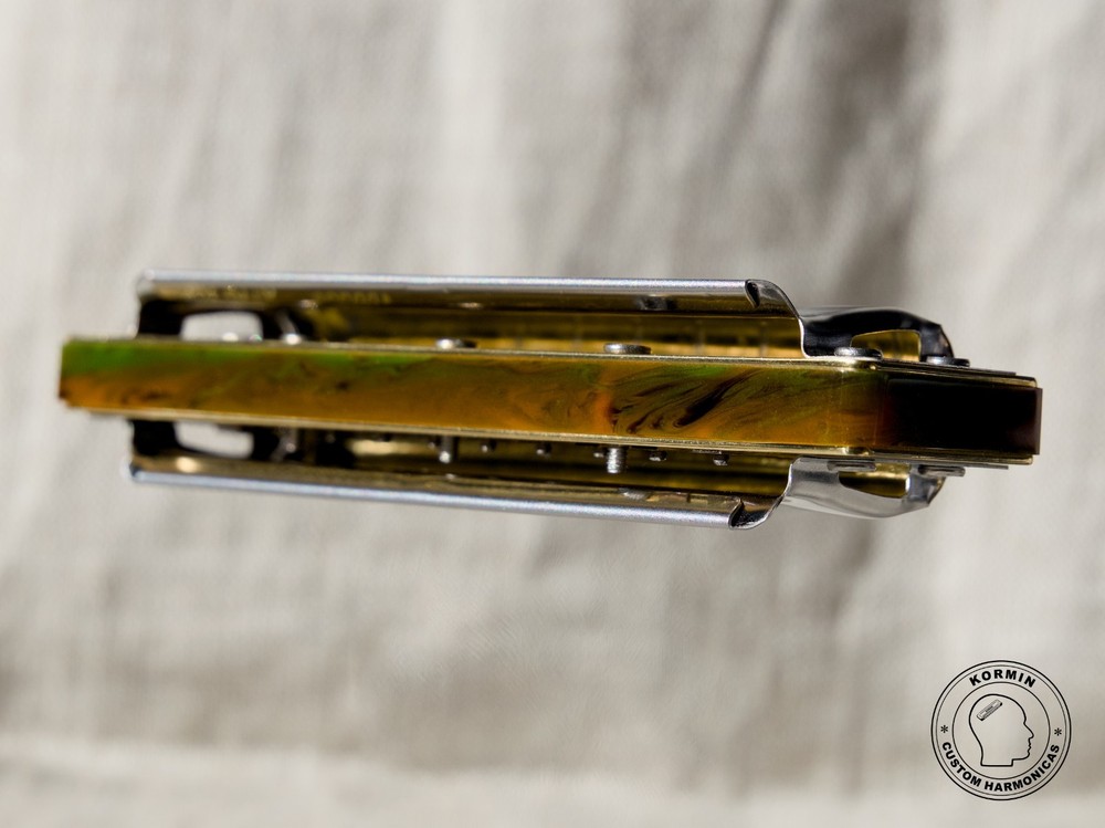 Custom Hohner Classic in Bb Full overblow / overdraw setup.