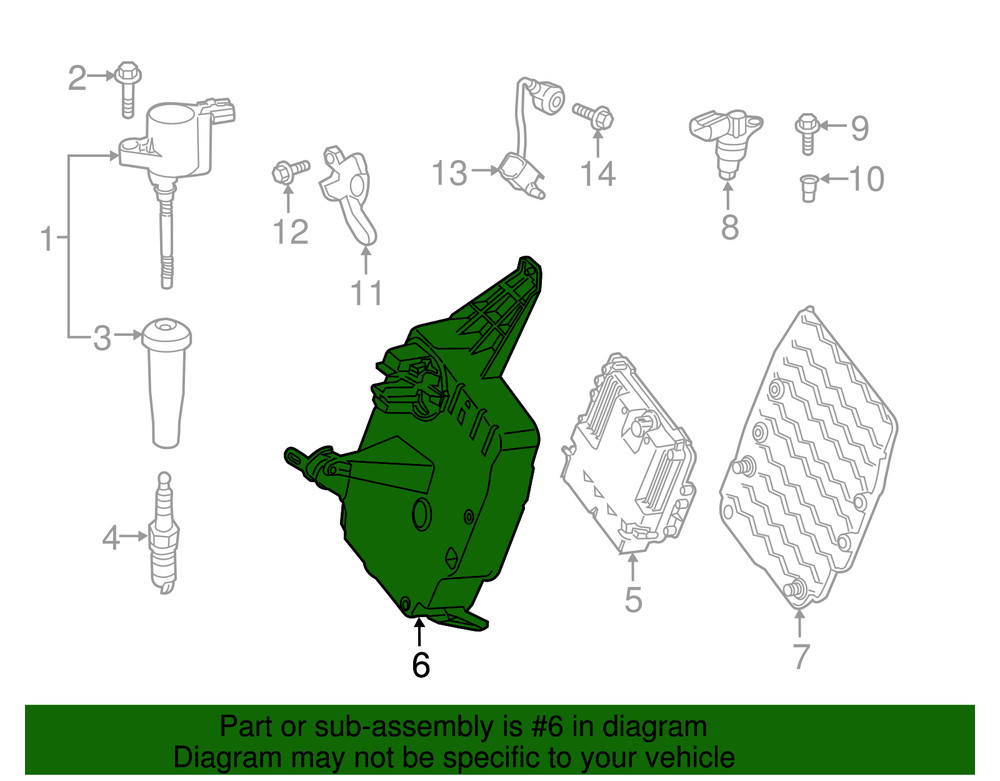 Genuine Ford Bracket CV6Z12A659H