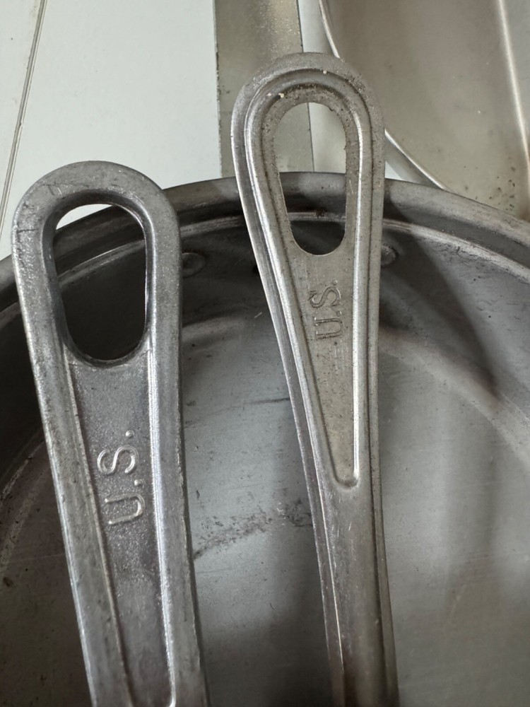 Vintage WWII US Navy MESS KIT w/Fork and Knife-DATED 1944