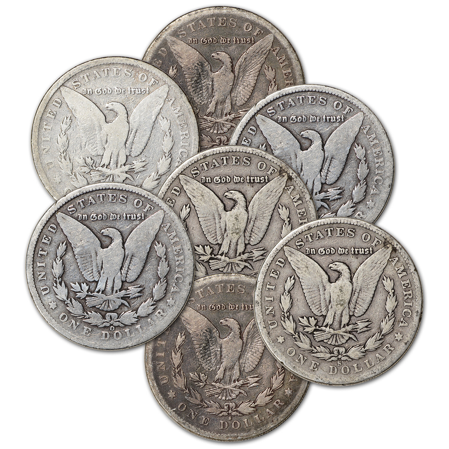 US Morgan Silver Dollar - Roll of 20 coins - Cull - Pre 1921 Random Date