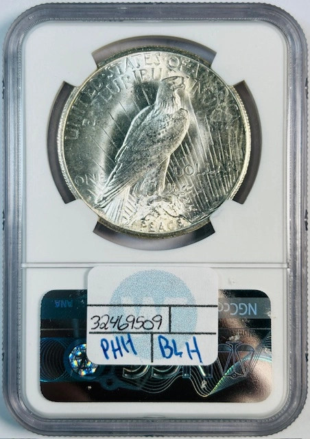 1923 S Peace Dollar NGC MS-62
