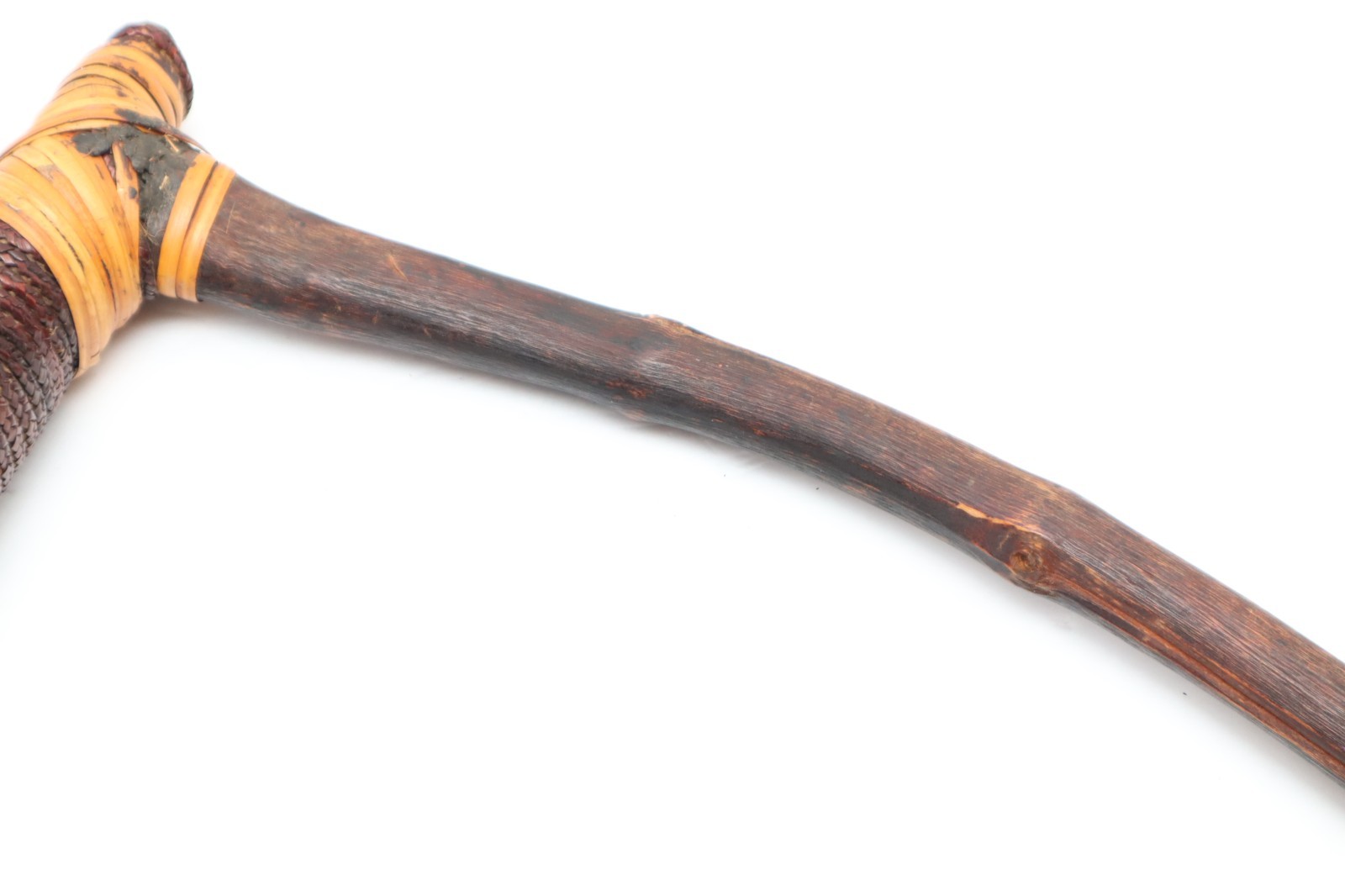 Vintage Papua New Guinea Stone Axe Weapon Adze 17.25" Oceania