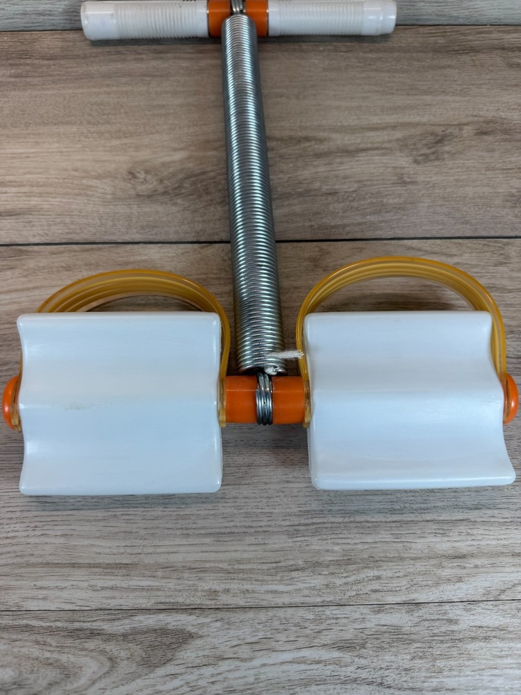 Vintage Rowing Exerciser Pull-up Spring Action Row 1980s Ab Workout & Manual