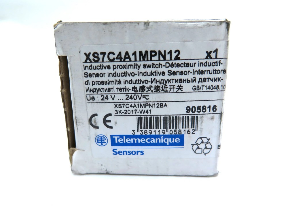 Telemecanique XS7C4A1MPN12 Inductive Proximity Sensor