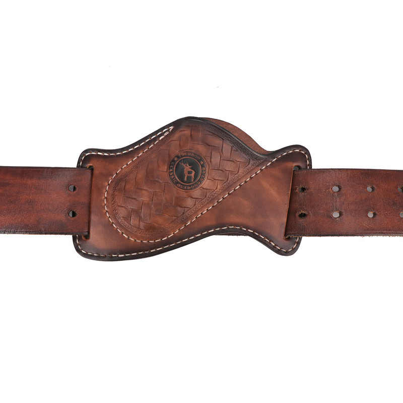 TOURBON Leather Folding/Fixed Knife Sheath EDC Compact Tools Belt Pouch
