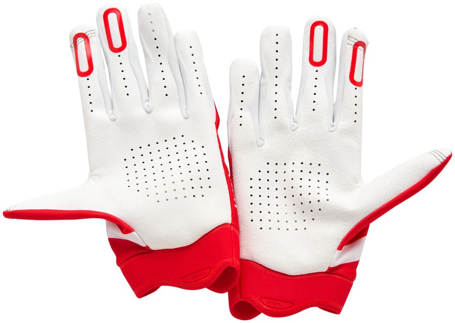 100% Itrack Gloves - Red, Medium