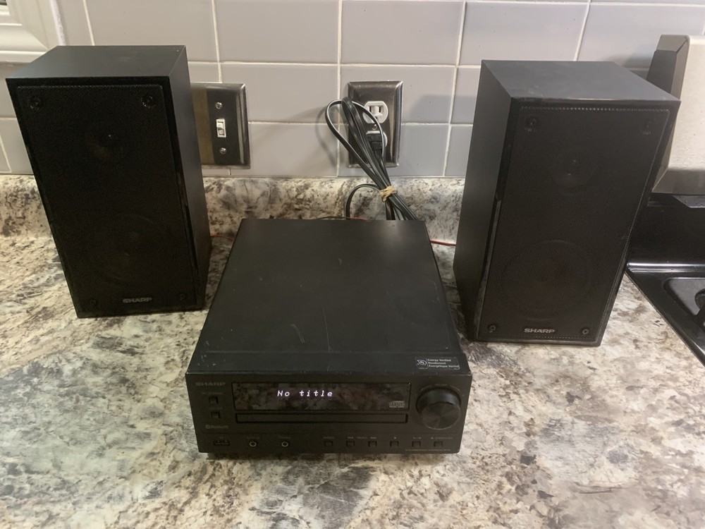💥Sharp XL-HF102B Hi-Fi Bluetooth Component System CD Player Speakers