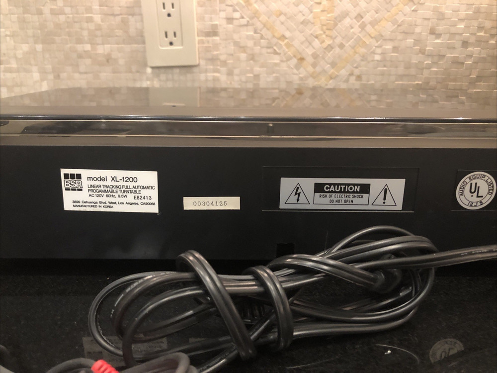 BSR XL-1200 Full Automatic Linear Tracking Program Turntable perfect condition