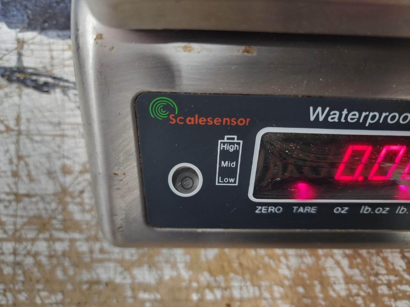 Scalesensor Waterproof dual side screen Industrial Kitchen Lab Scale up to 7.5kg