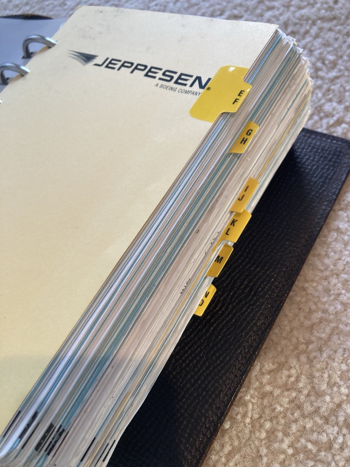 Jeppesen Aviation Vintage UNITED STATES Airway Manual Services 3 Pilot Binders