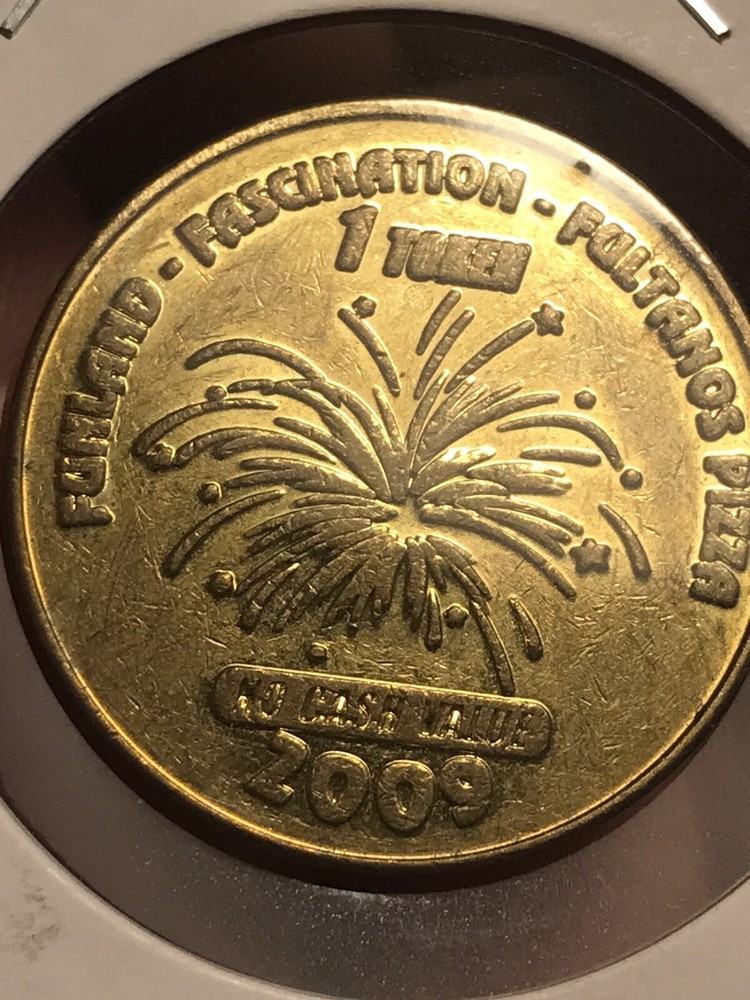 Advertisement/Arcade Token - Fulano’s Pizza - Seaside , Oregon