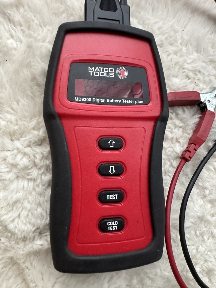 Matco Tools MD9300 Digital Battery Tester Plus With Screen Seal