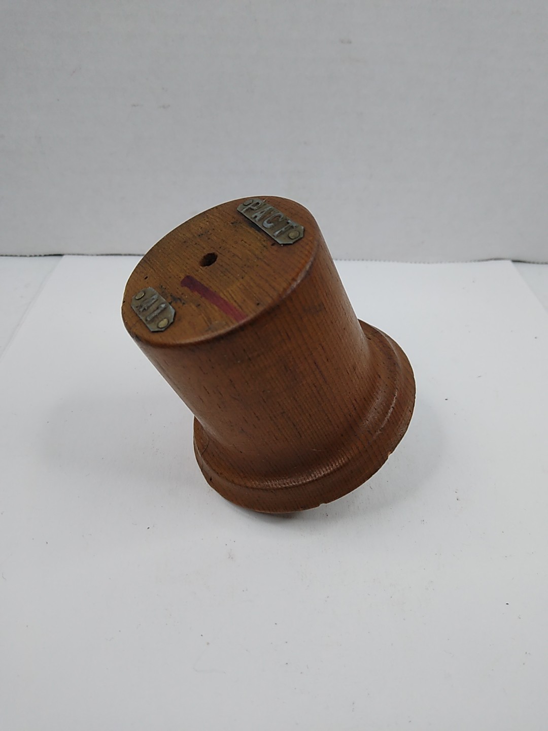 Vintage Wooden Wood Foundry Industrial Mold R.J. Reynolds Steampunk Art