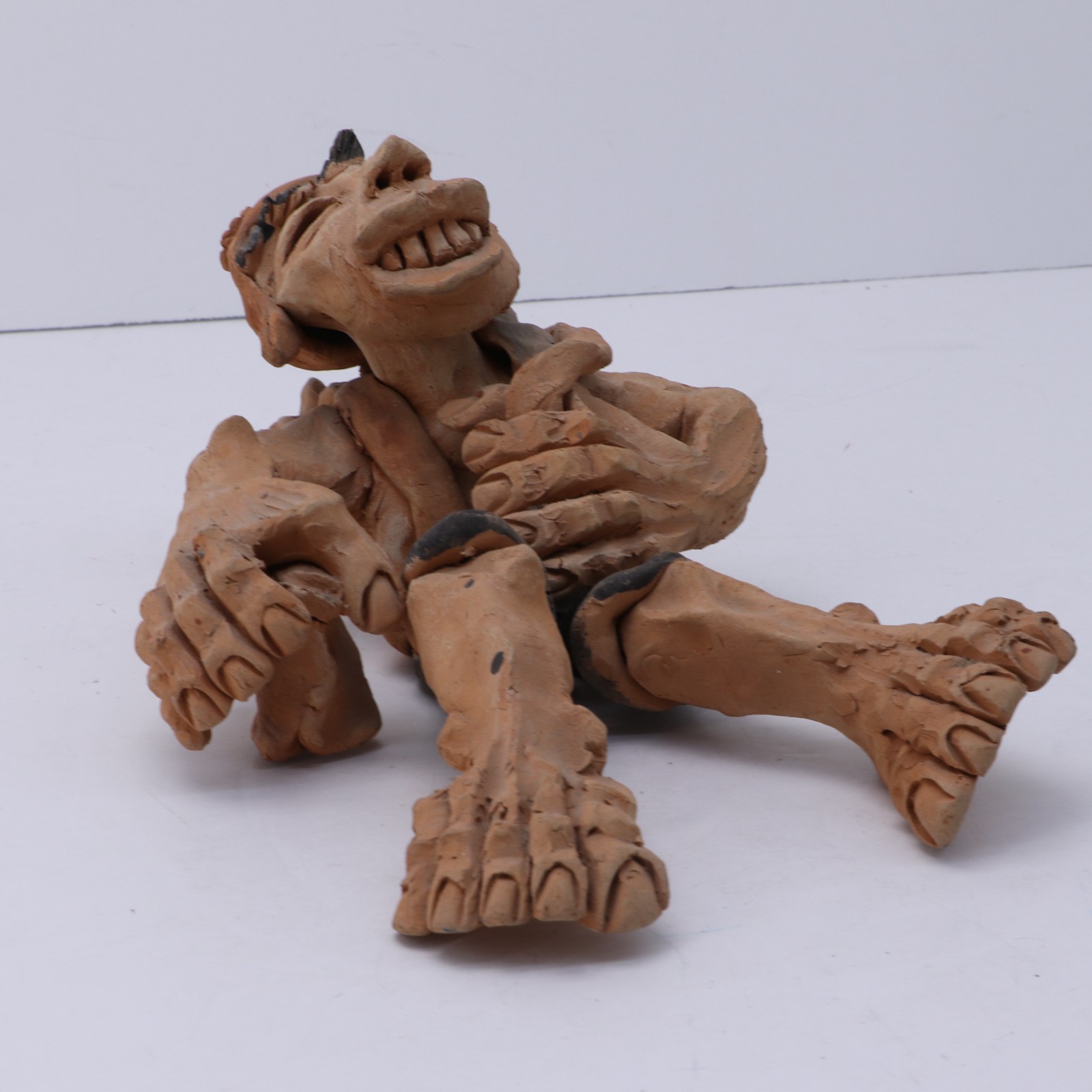 Quechuan Edilberto Merida Cusco Peru Sculpture Peruvian Folk Art Clay Pottery