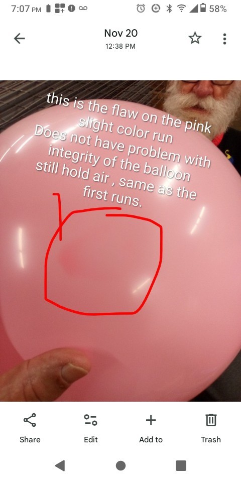 Qualatex Pink & Blue 16"(50) Great 4 Decorating 2nd's some have Slight Color Run