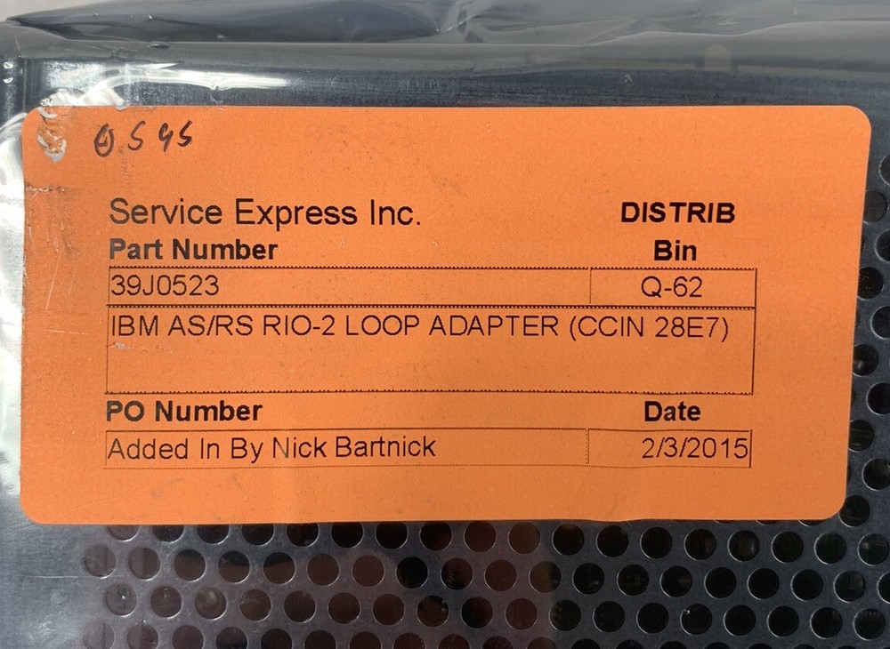 IBM 39J0523 AS/RS RIO-2 Loop Adapter