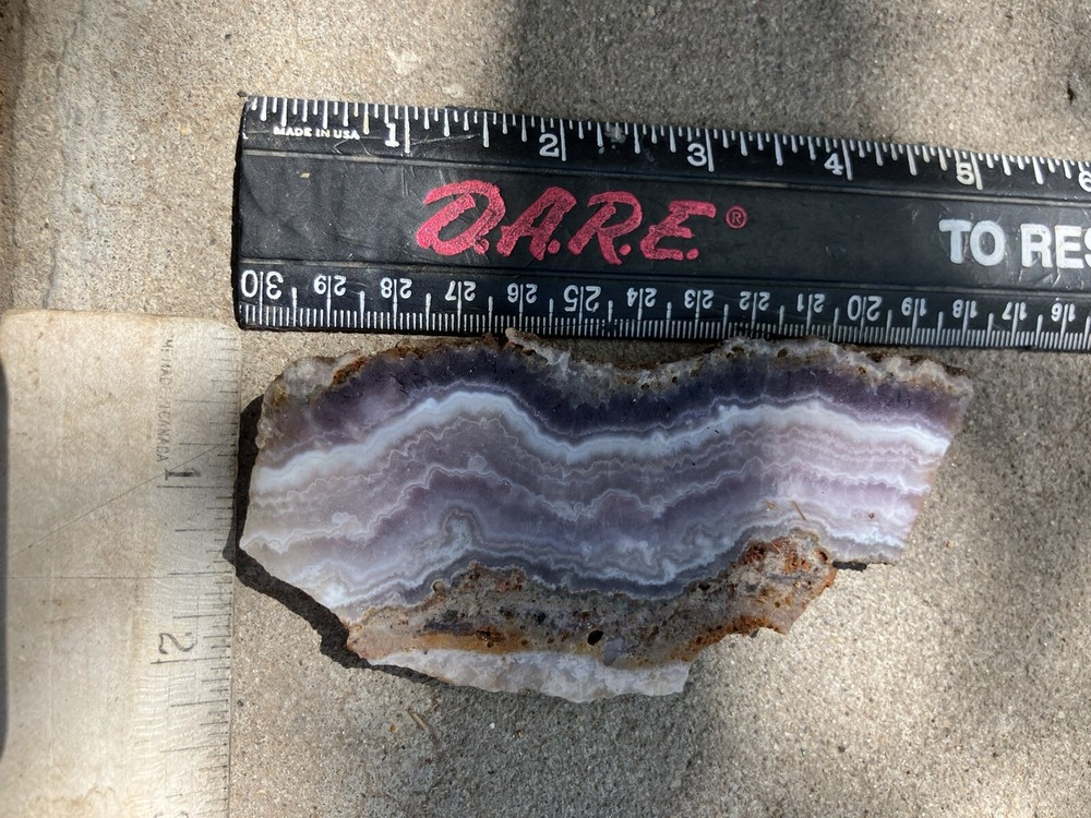 Lace Amethyst - End Cut