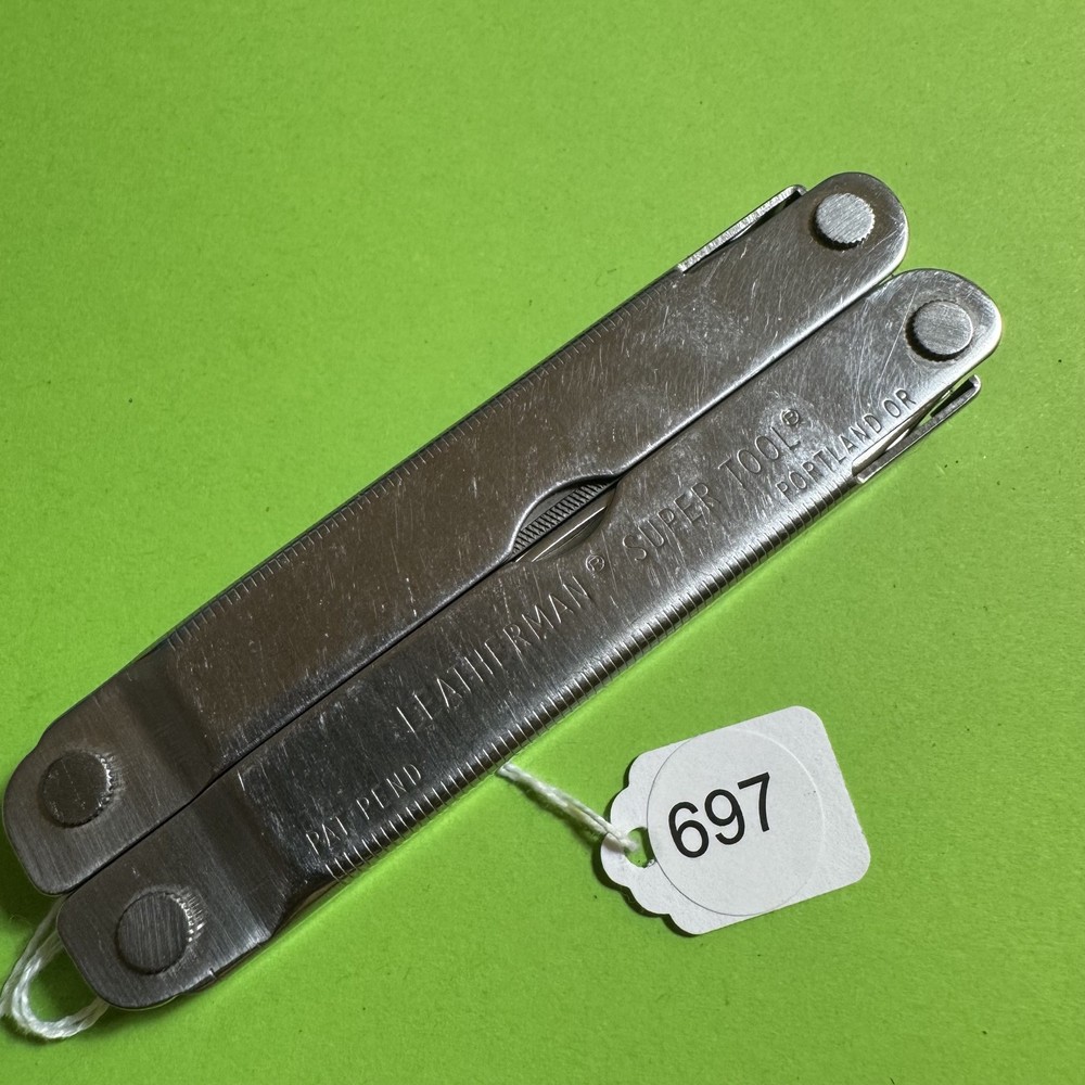 Leatherman Super Tool Plier Multi Tool Pocket Knife Stainless EDC #697