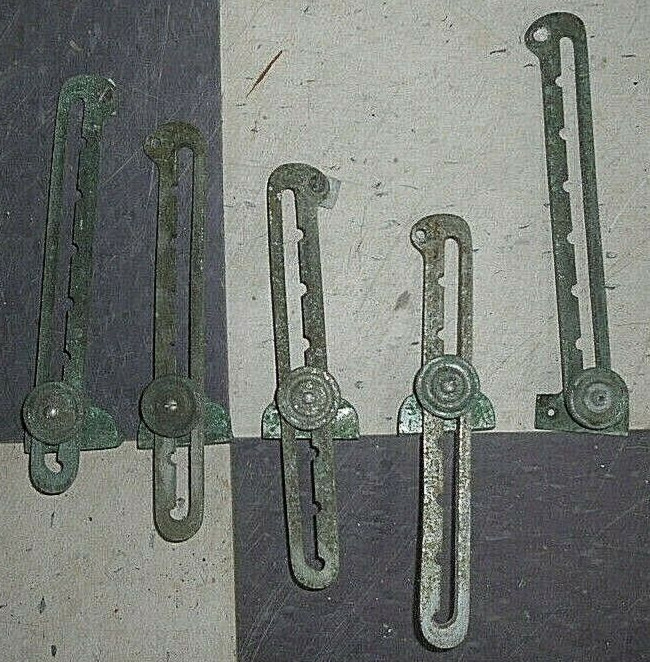 5 / Five Vintage Cabin Window  Multi Position  Adjusters Braces