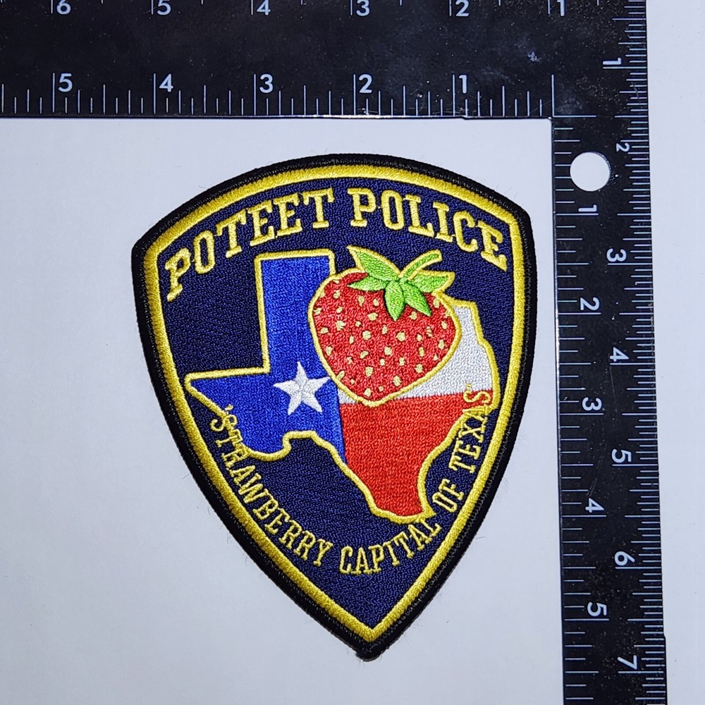 Poteet, Texas Police Patch. Great Condition!